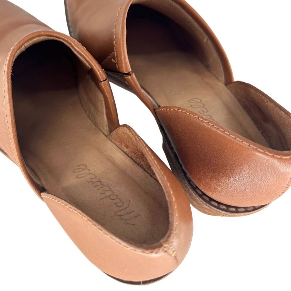 Madewell Brady Block Heel Bootie In English Saddle Leather | 6.5 - Picture 9 of 11